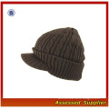 XJ0792/ Men style knit cap and hat / wholesale knit cap and hat with visor